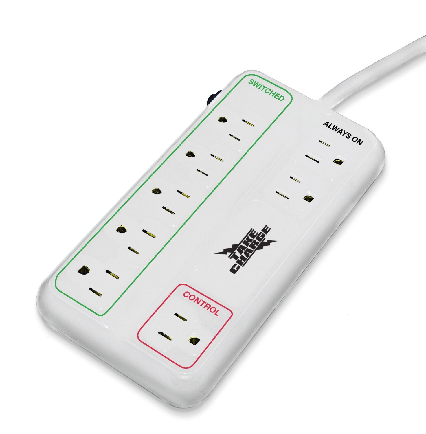 Take Charge Smart Power Strip Energy Saving Surge Protector with Autoswitching Technology 8
