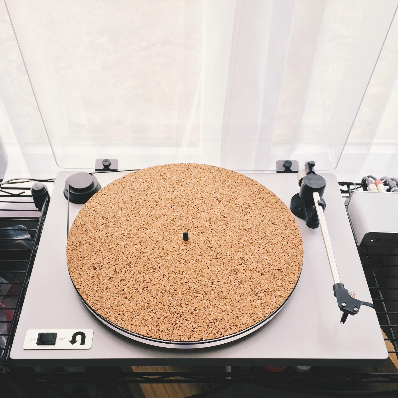 2 Turnable Toys TC8 Cork Audiophile Turntable Mats 1/8 inchthick free