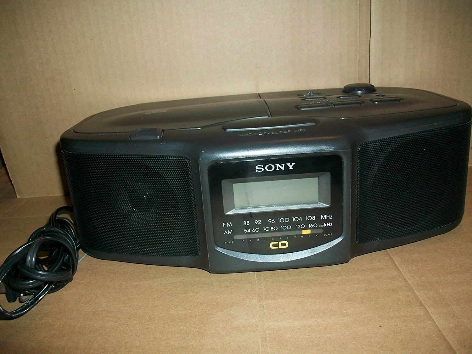 Sony FM/AM CD Clock Radio ICFCD800 N3 free image download