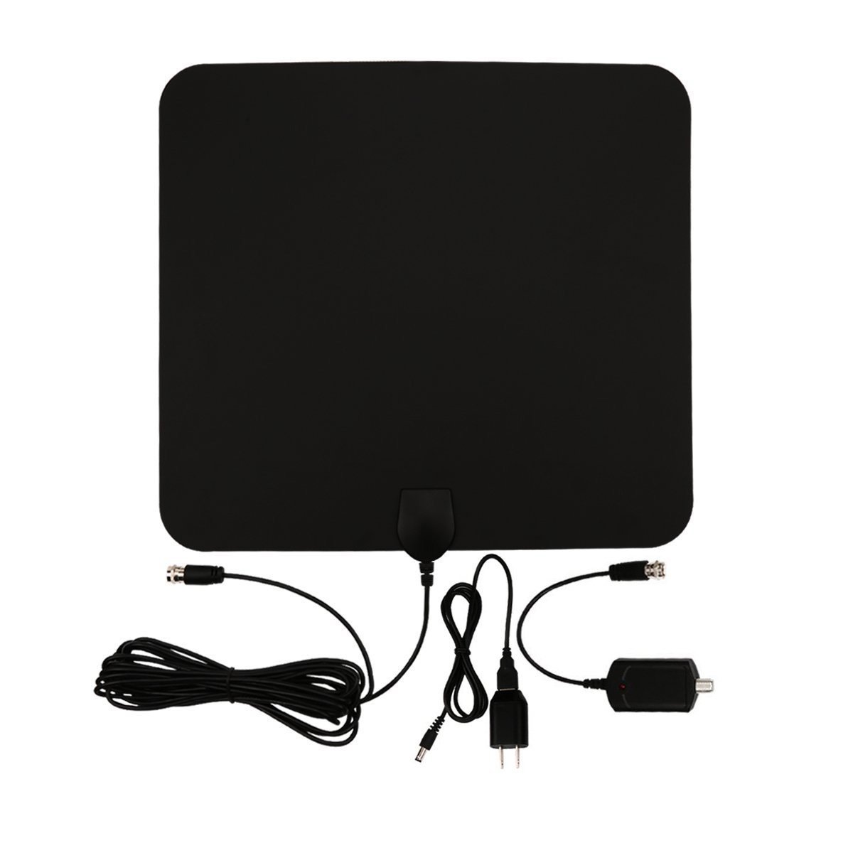 Indoor TV Antenna,YaphteS 50 Miles Ultra Thin Digital HDTV Antenna with