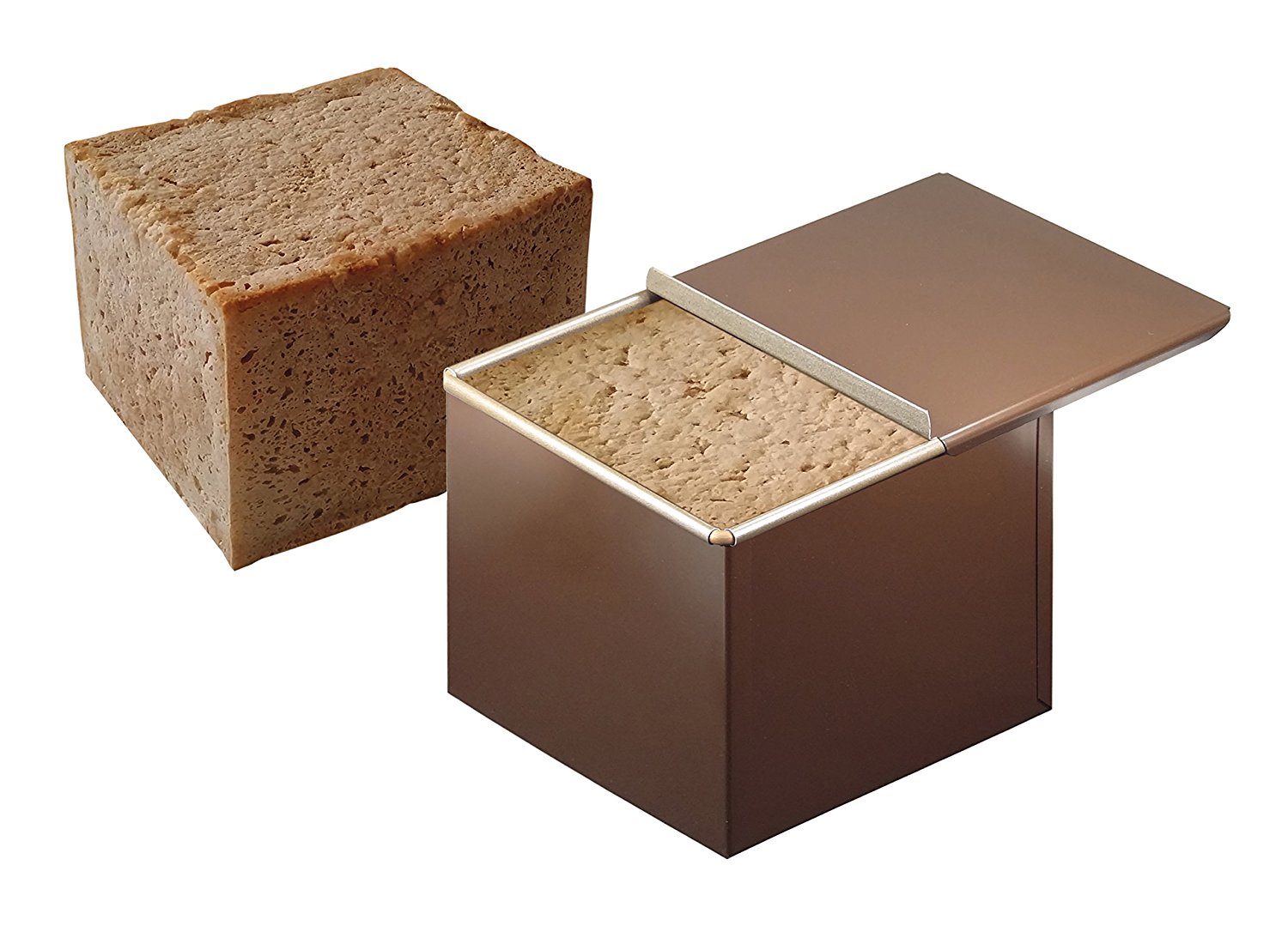 Paderno World Cuisine A4982309 NonStick Square Bread Pan with Cover