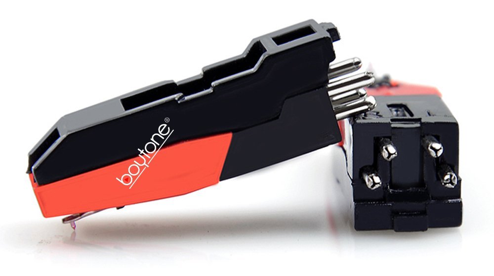 Boytone Stylus Cartridge with 3 replacement ceramic needle for most