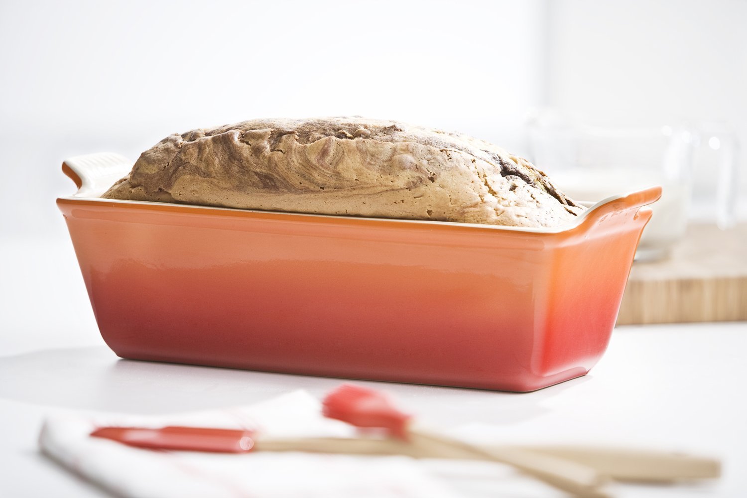 Le Creuset Heritage Stoneware 1 1/2qt Loaf Pan, Palm N5 free image download