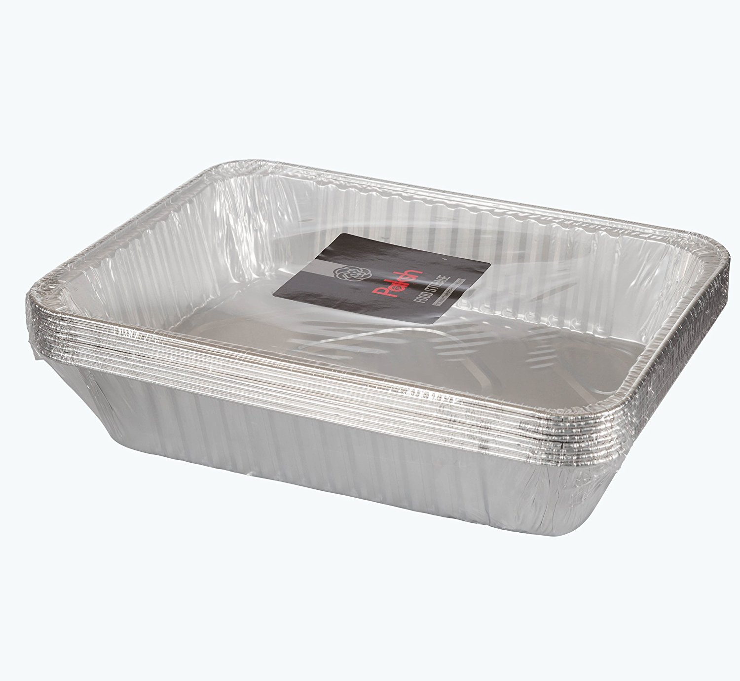 Sturdy Gauge Deep Lasagna Pan [12 Pack] Disposable Aluminum Pans Ideal for Roasts, Casseroles