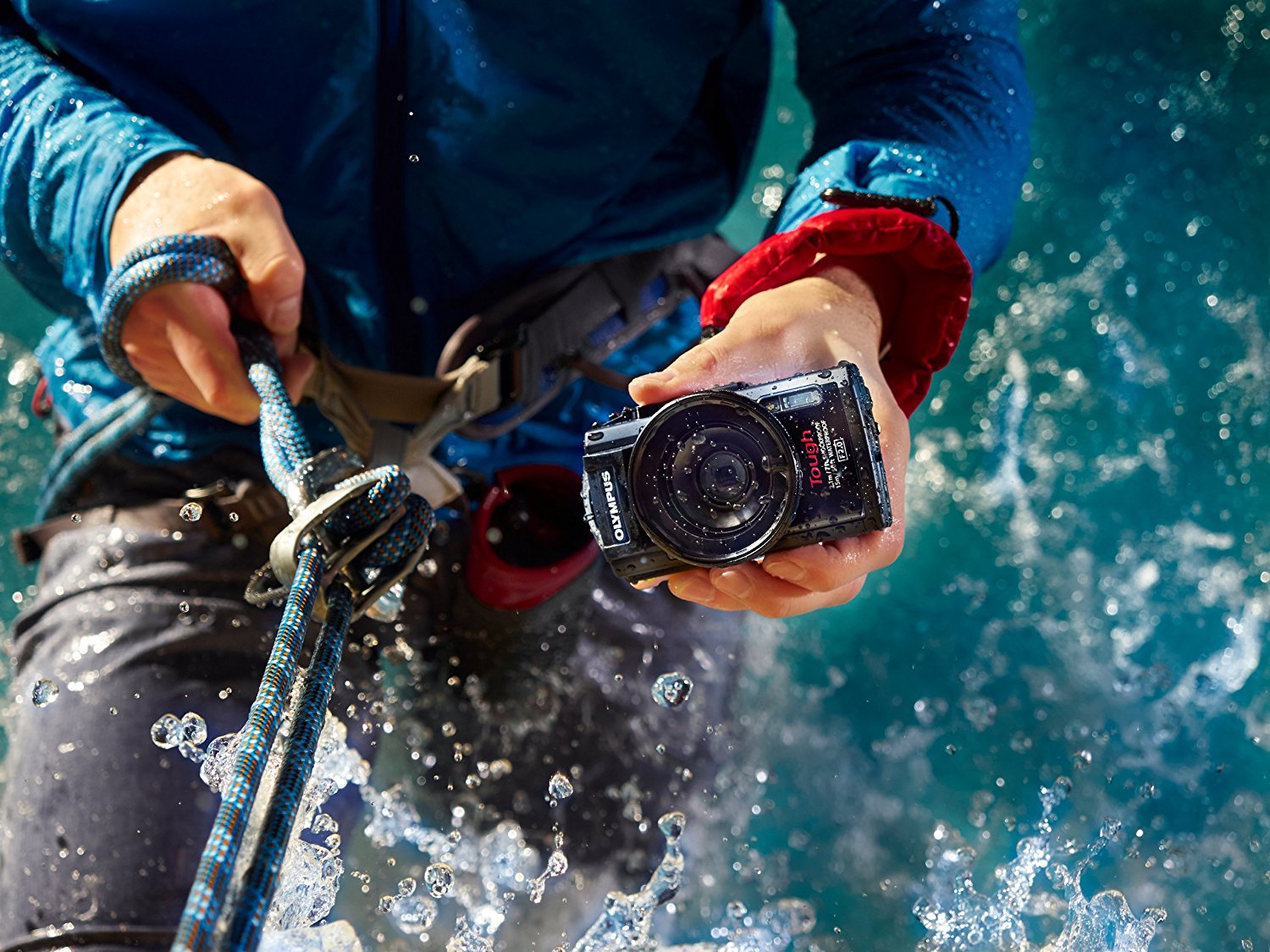 Olympus TG3 Waterproof 16 MP Digital Camera (Black) (Discontinued by