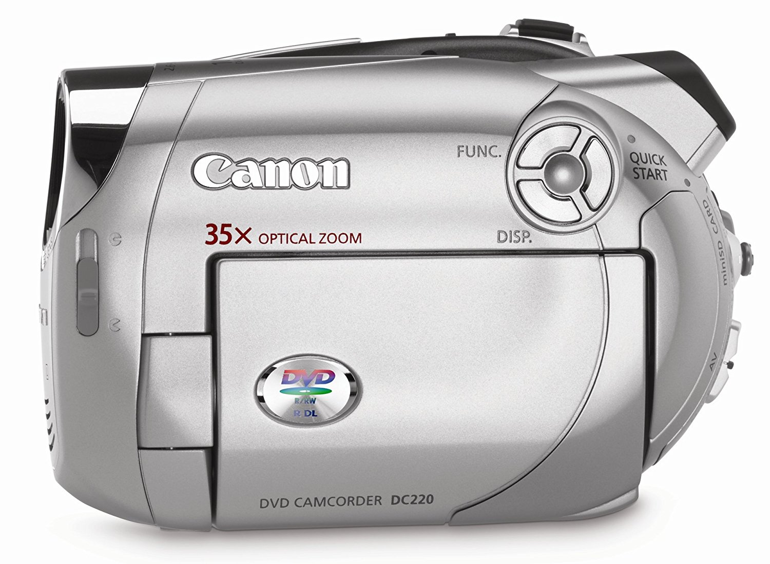 Canon DC220 DVD Camcorder with 35x Optical Zoom (Discontinued by