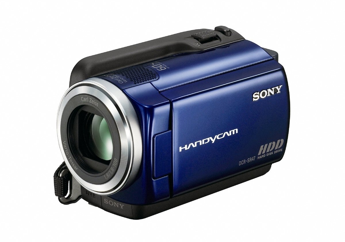 Sony DCRSR47 Hard Disk Drive Handycam® Camcorder (Red) (Discontinued