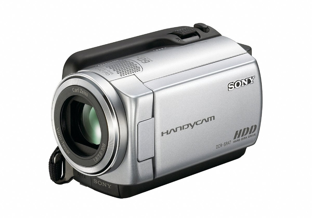 Sony DCRSR47 Hard Disk Drive Handycam® Camcorder (Red) (Discontinued