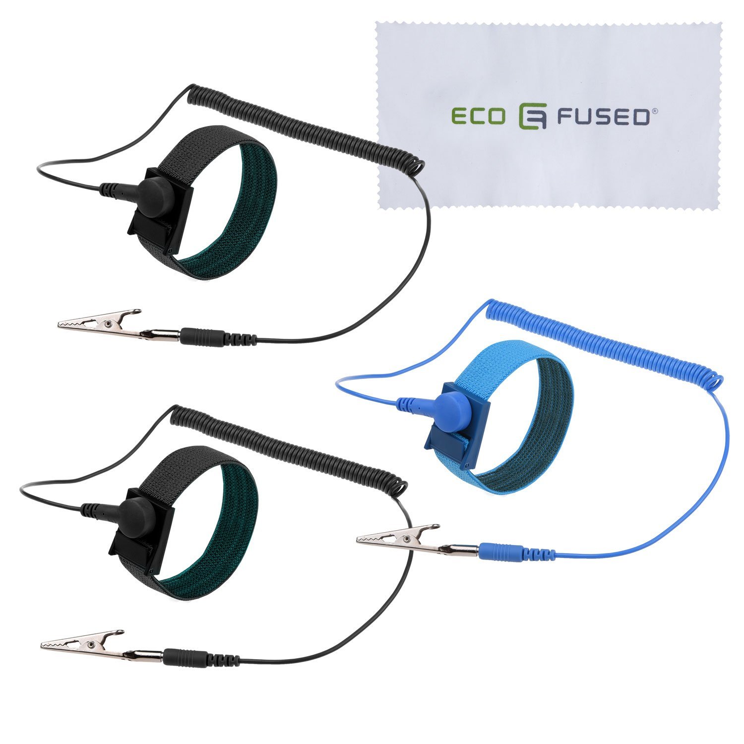 Anti Static Wrist Straps 3 Pack Reusable AntiStatic Wrist Straps