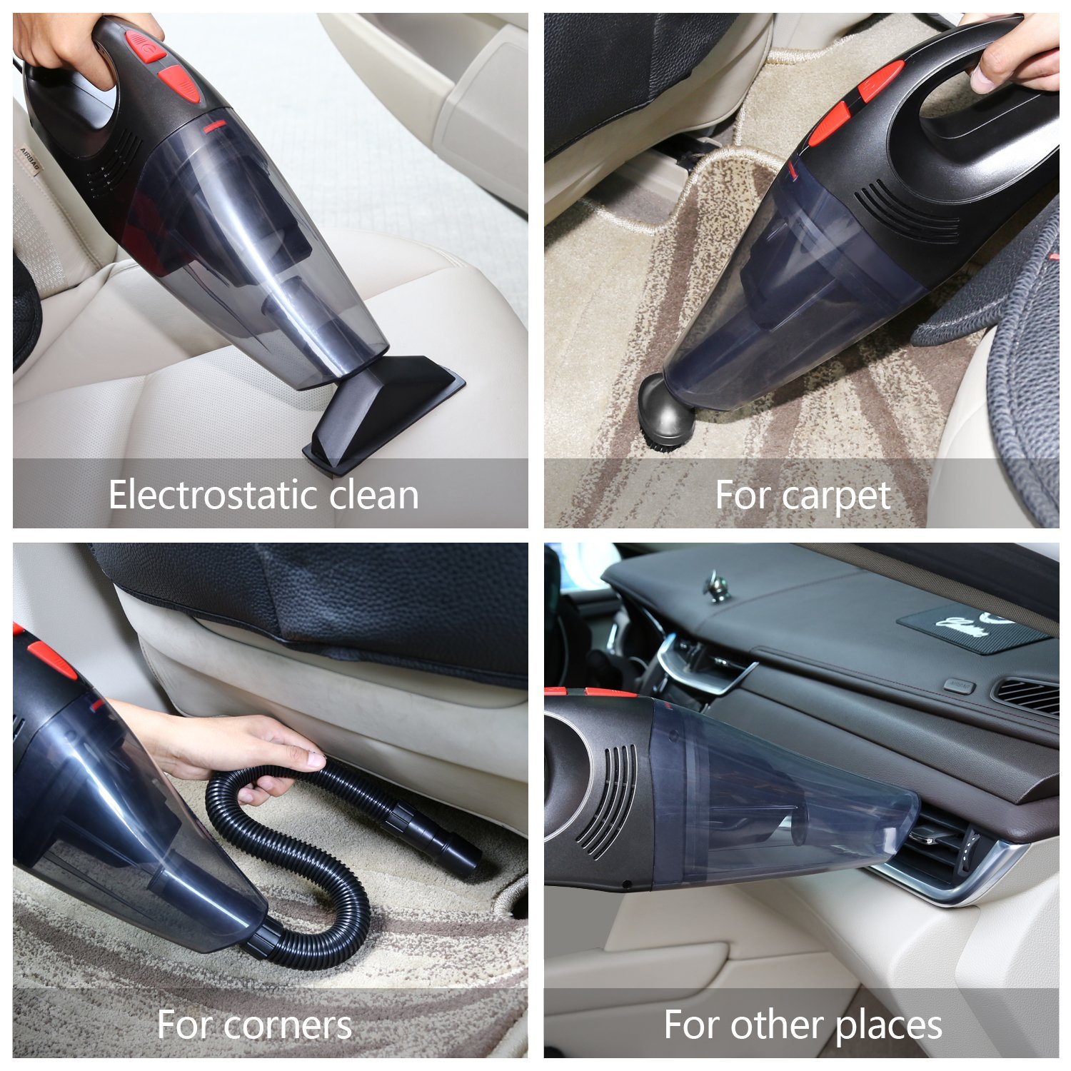 Tacklife (Viewee) Car Vacuum Cleaner, DC 12Volt 100W Wet & Dry Auto