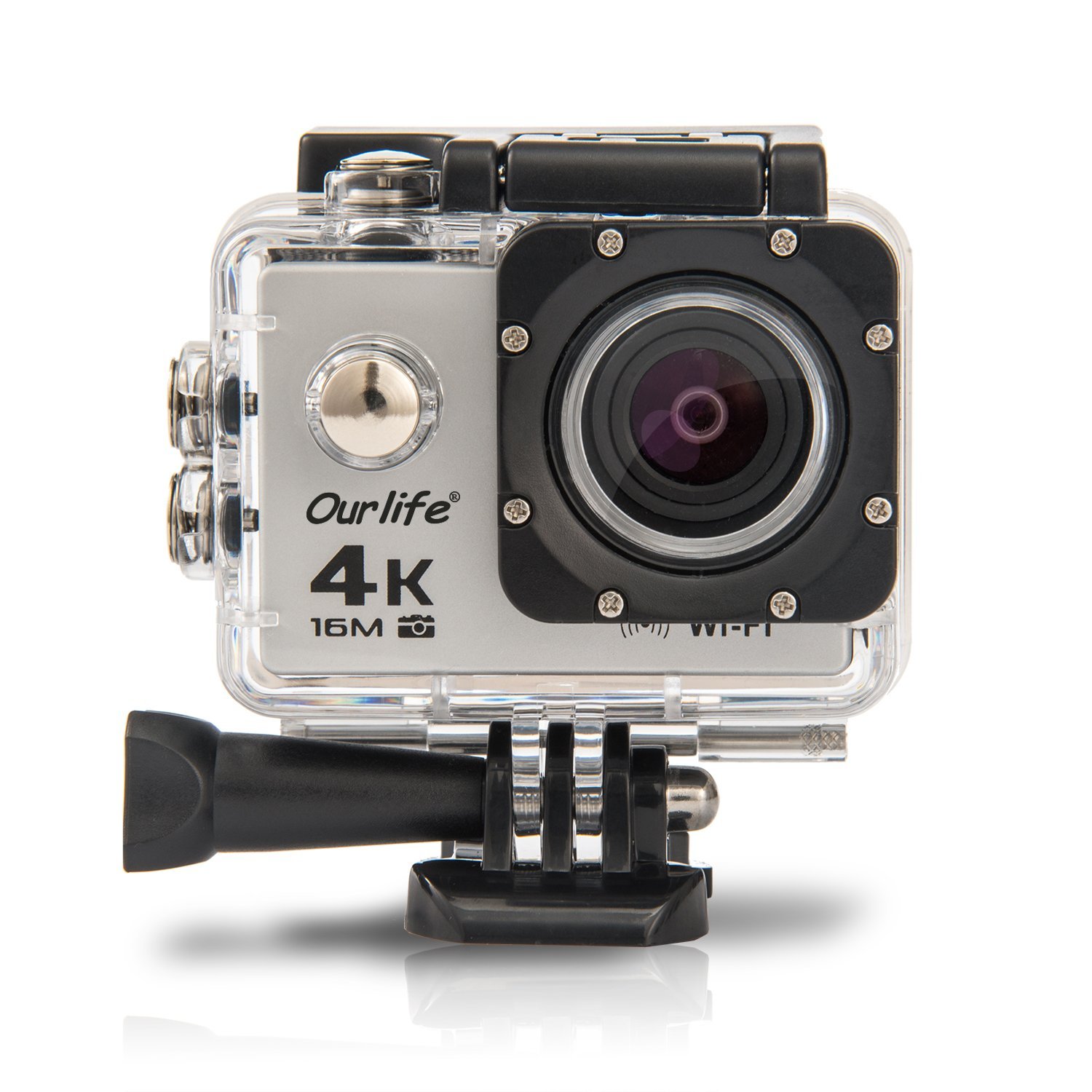 Ourlife 4K WIFI Sports Action Camera Ultra HD 170° HD Wideangle Fish