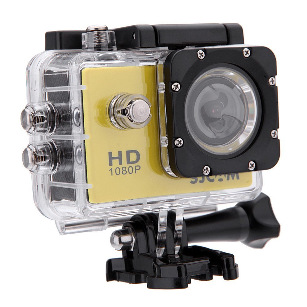 Yellow SJCAM SJ4000 1080P Waterproof Digital Video Recorder DVR