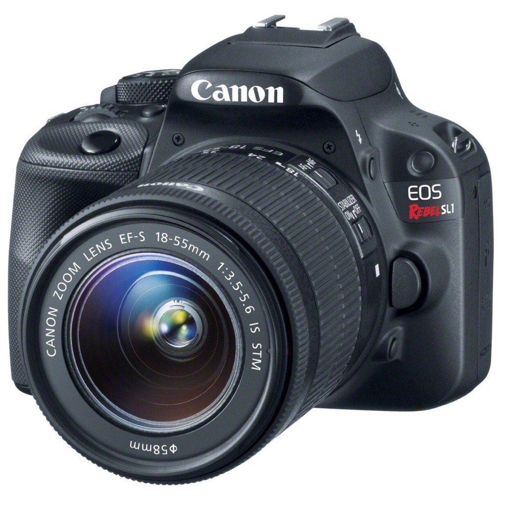 Canon EOS Rebel SL1 DSLR Camera with 1855mm IS STM and 75300mm III