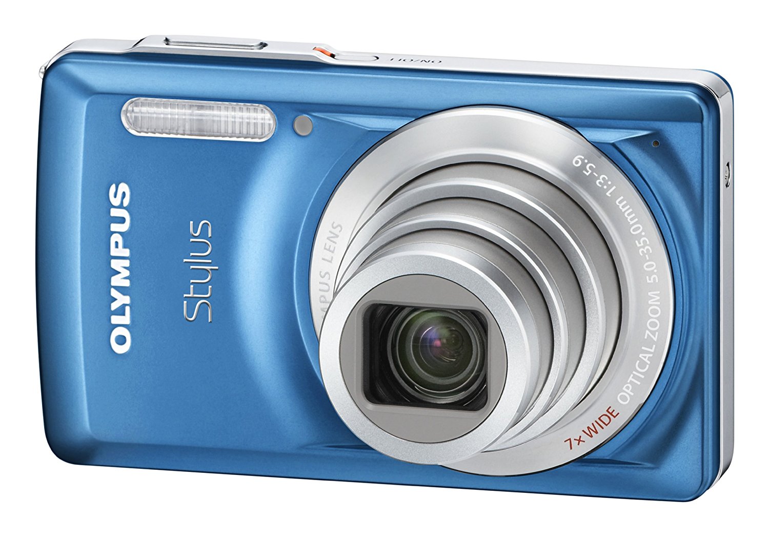 Olympus Stylus 7030 14 MP Digital Camera with 7x Wide Angle Dual Image Stabilized Zoom and 2.7