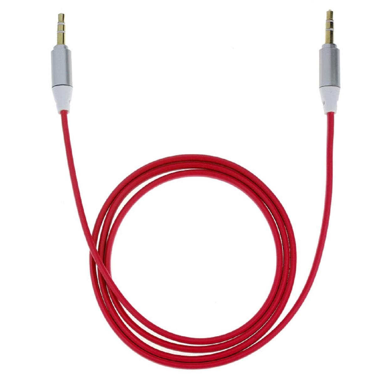 ABC® 3.5mm Stereo Auxiliary Cable Male to Male Flat Audio Music Aux