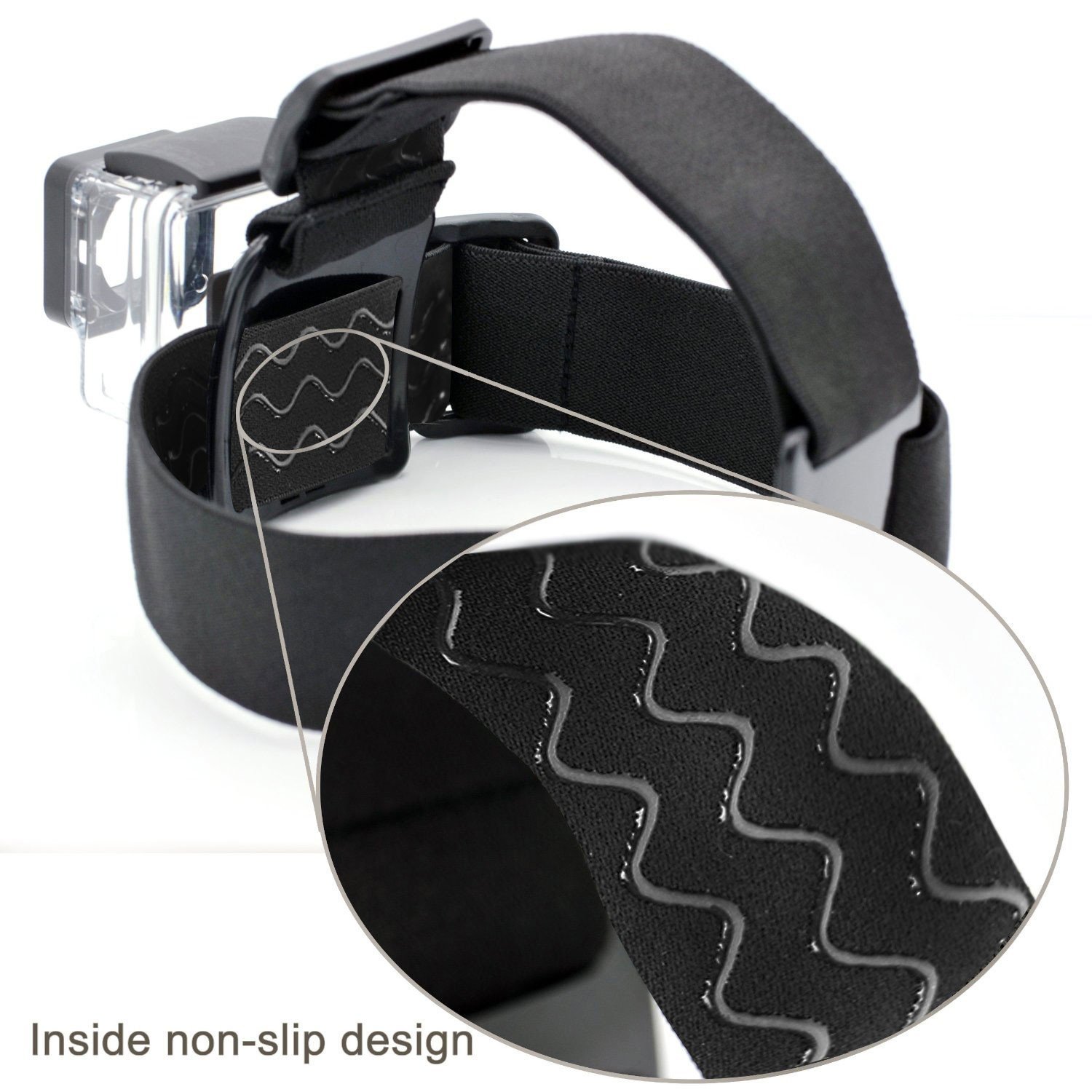 Action Camera Head Strap/belt Harness Mount + Aluminum Thumbscrew Mount