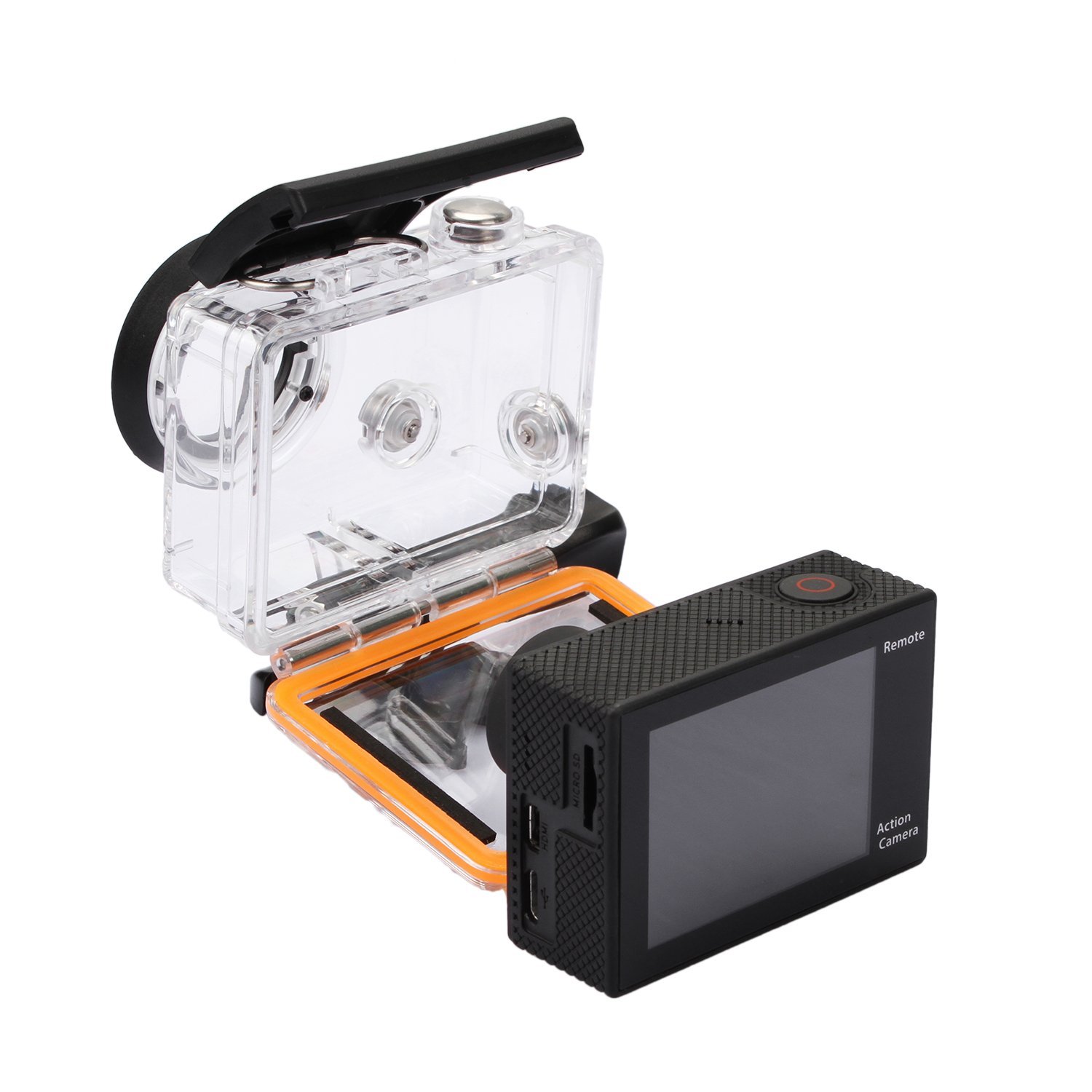 FSTgo H8 4K Ultra HD 360 VR Panoramic Action Camera Dual Color LCD