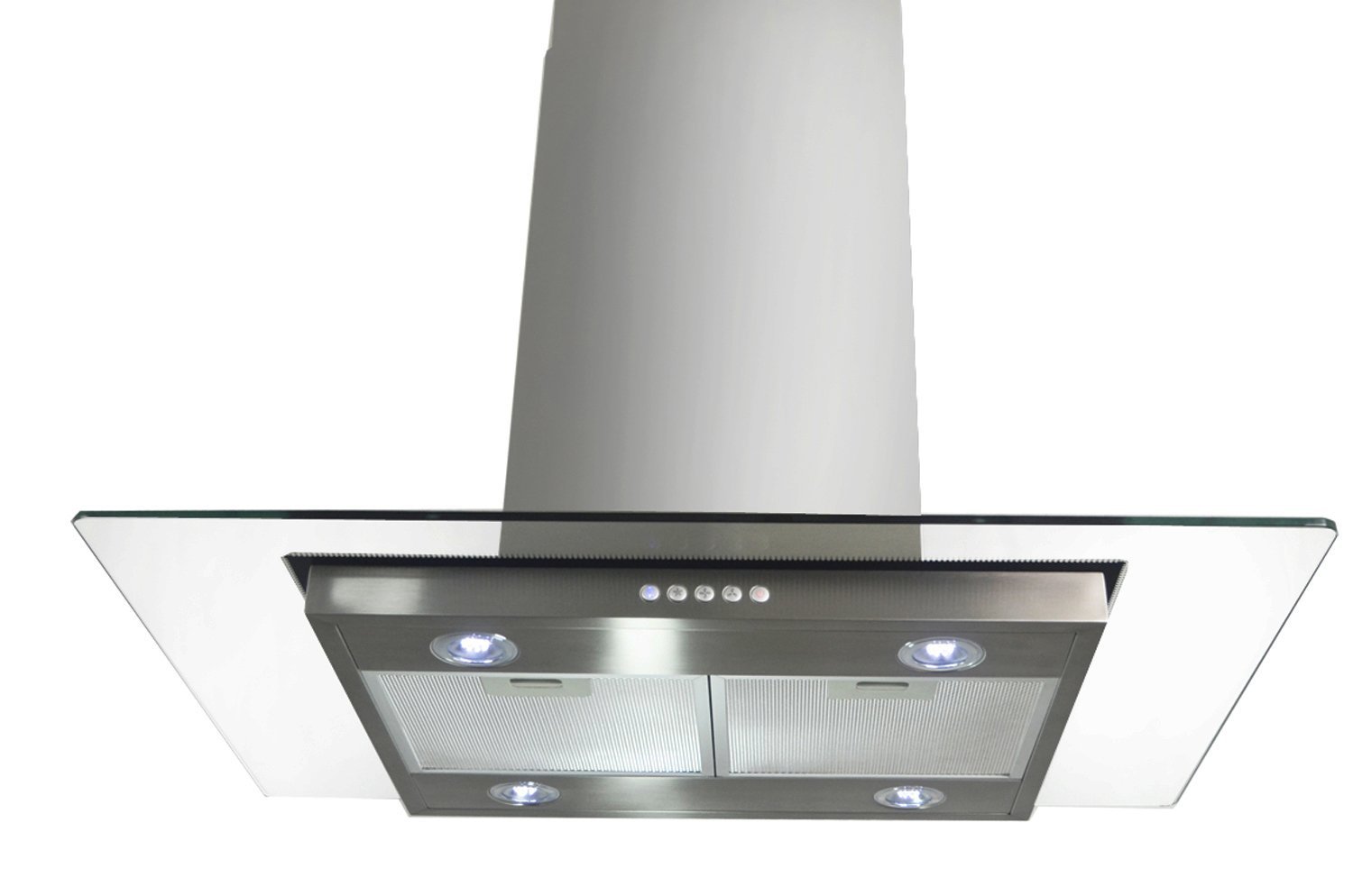 AKDY 30" Euro Style Az610i75 Stainless Steel Island Mount Range Hood