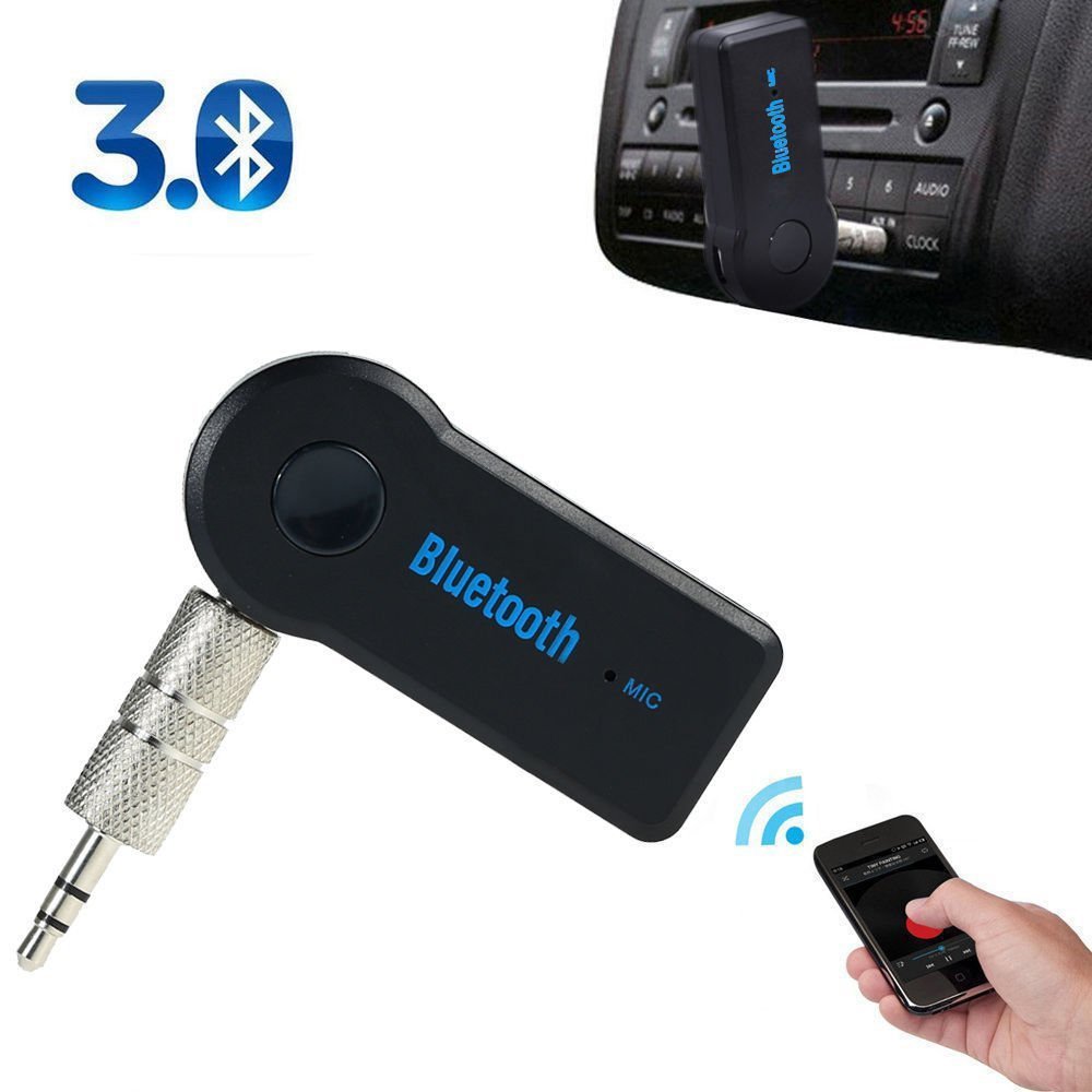 Wireless Bluetooth 3.5mm AUX Audio Stereo Music Home Car Receiver