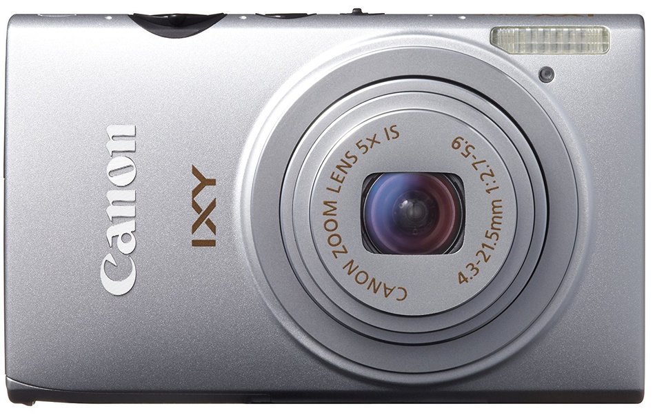 Canon Digital Camera IXY 220F (Silver) 5x Optical Zoom Wide angle 24mm