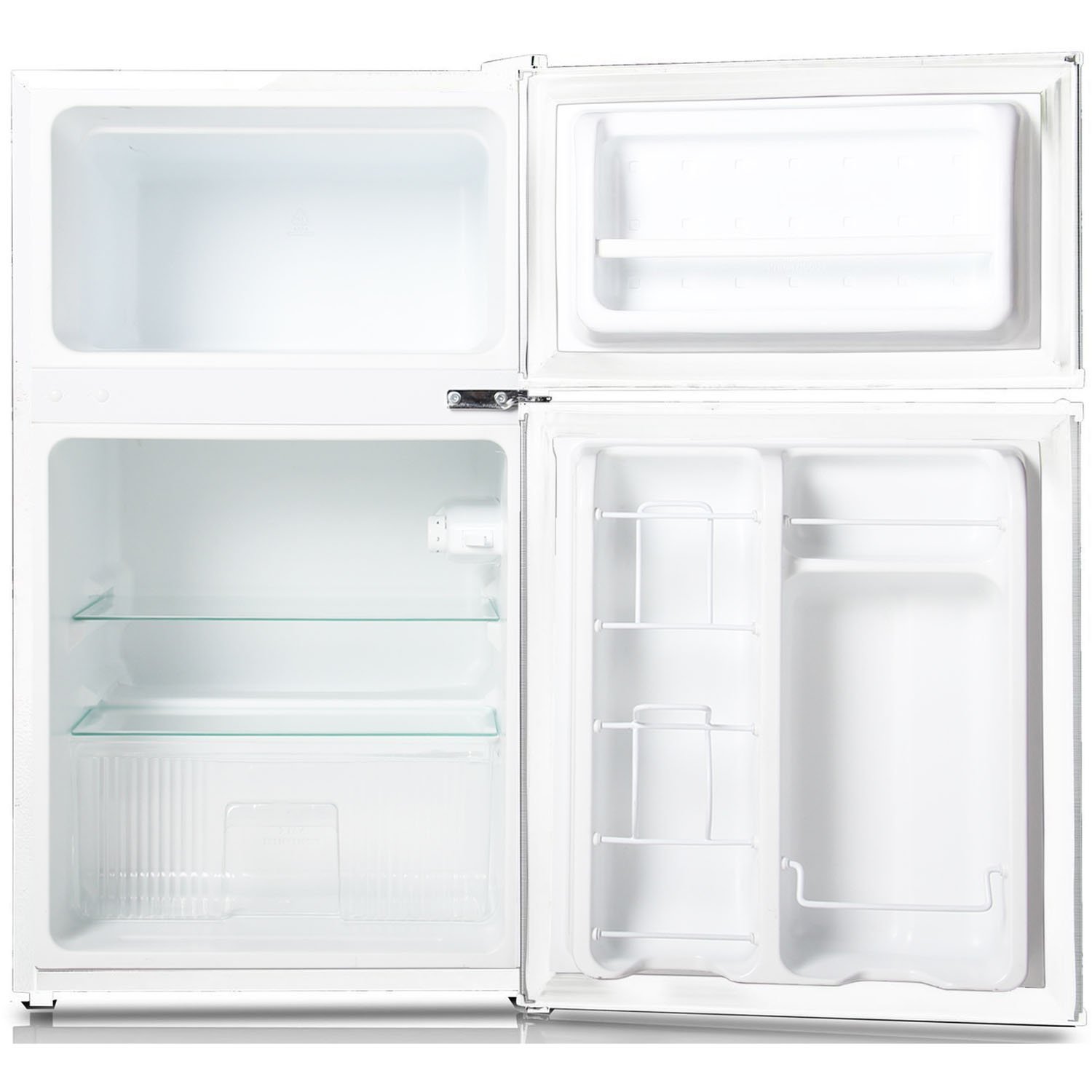 Keystone KSTRC312CW Compact 2Door Refrigerator/Freezer, 3.1 Cubic Feet
