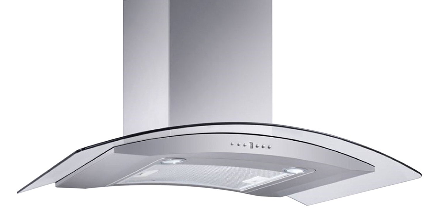 Z Line KN436 Z Line 760 CFM Wall Mount Range Hood, 36", /Glass, Stainless Steel N2 free image