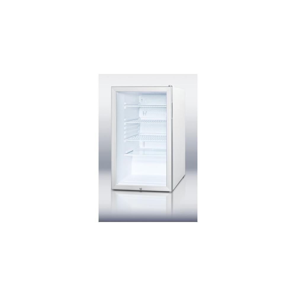 Summit SCR450LBI 4.1 Cu. Ft. White Undercounter BuiltIn Compact