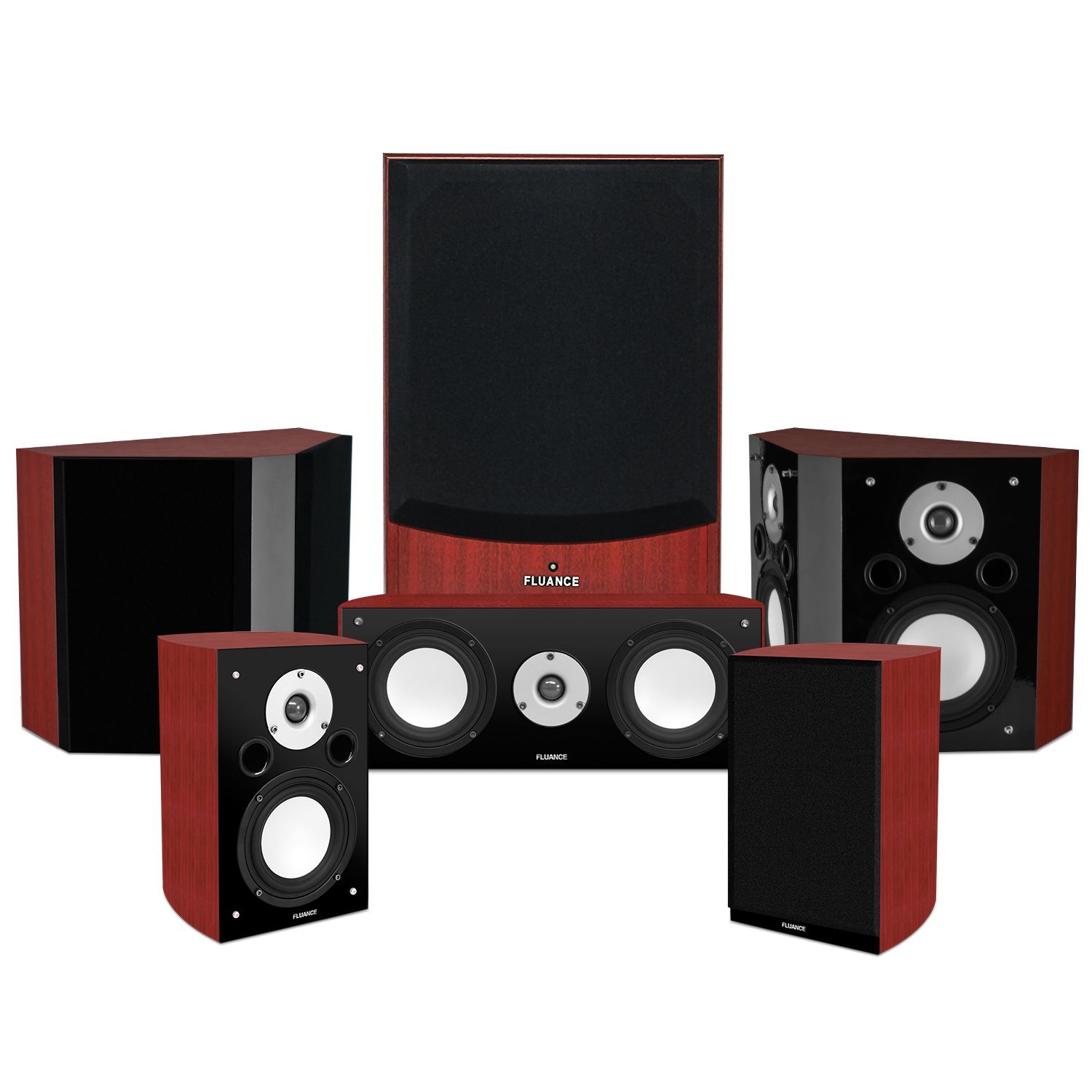 Fluance 5.1 XL surround Sound Speaker System with XLBP Bipolar