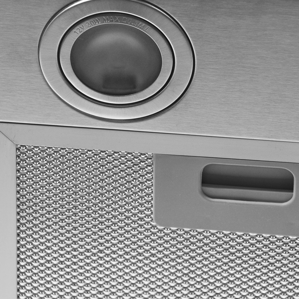 Toyofmine 30" Kitchen Wall Mount Stainless Steel Glass Range Hood Stove