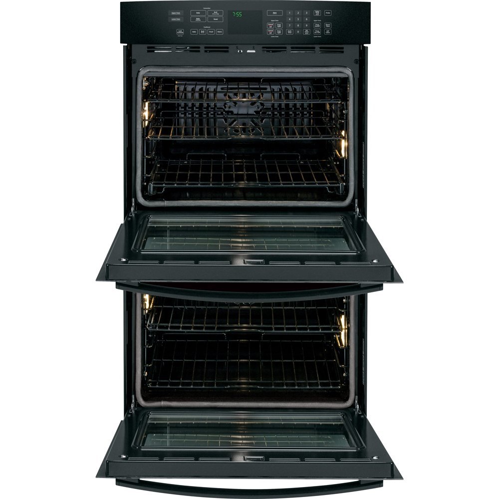 GE PT7550DFBB Profile 30" Black Electric Double Wall Oven Convection