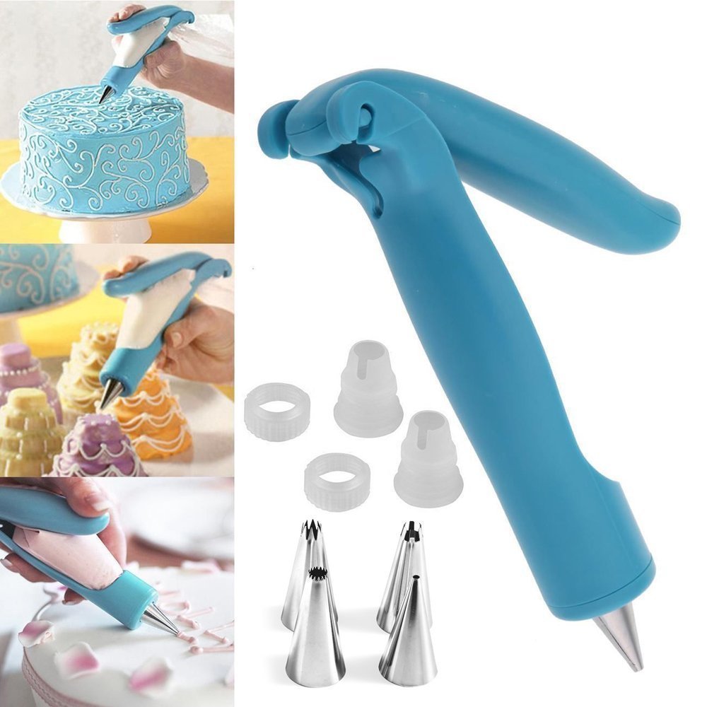 Icing Pen,Laxury Cake Decorating Pen Tool Pastry Craft Decorating Set
