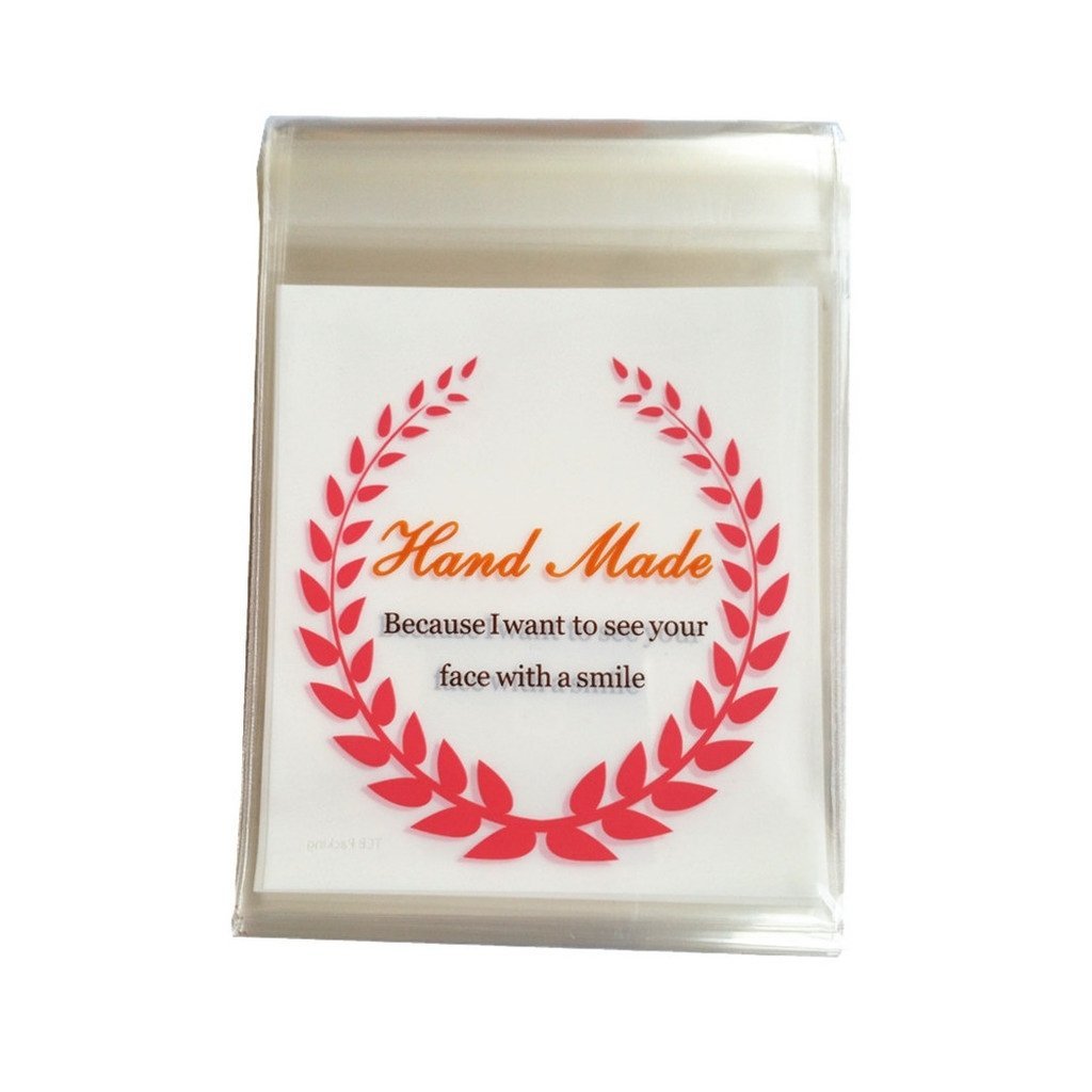 Yunko 300pcs Clear Little Daisies Cookie Candy Soap Packaging Self