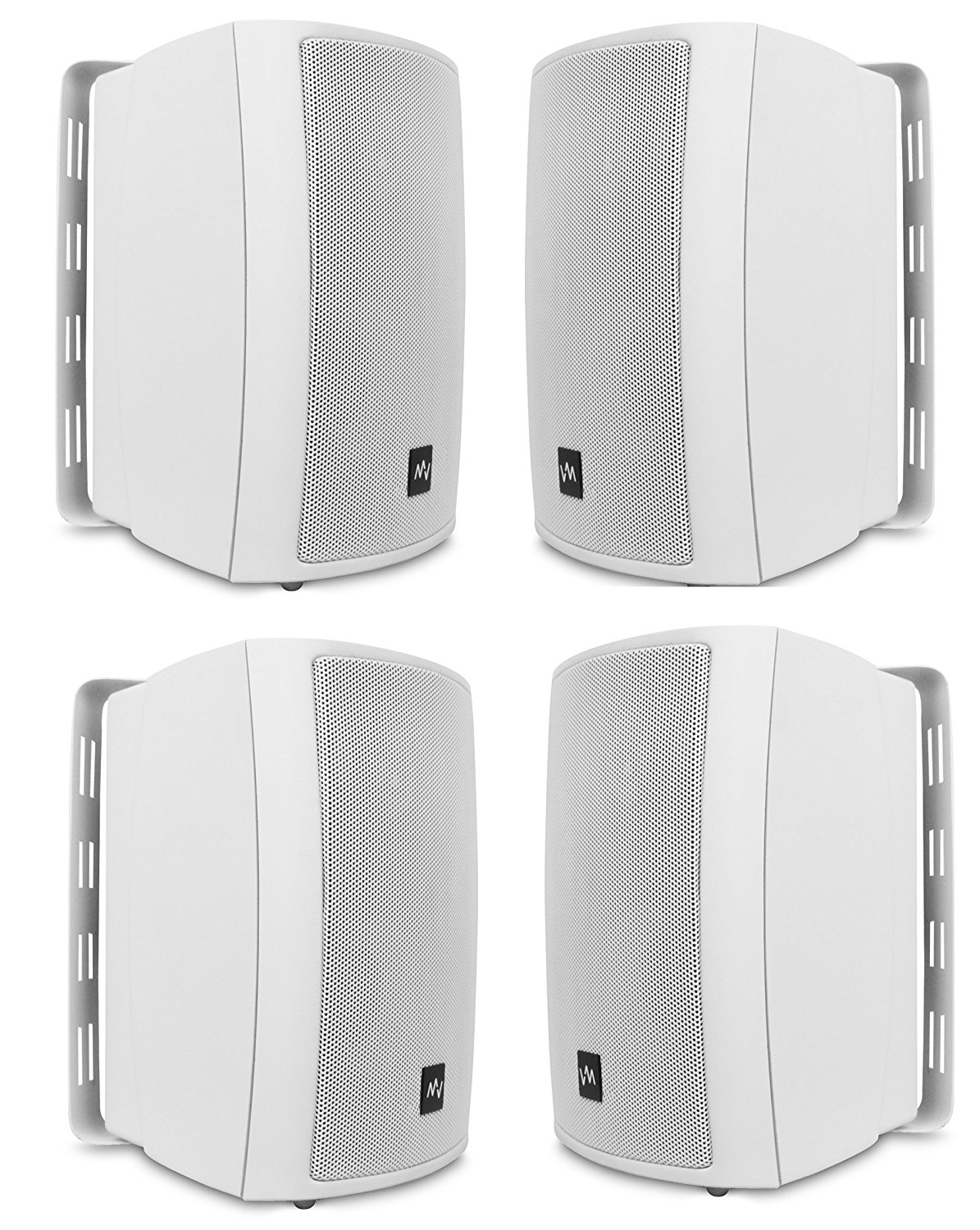 VM Audio SRWOD6 White Waterproof Patio Porch Speakers (Four) free