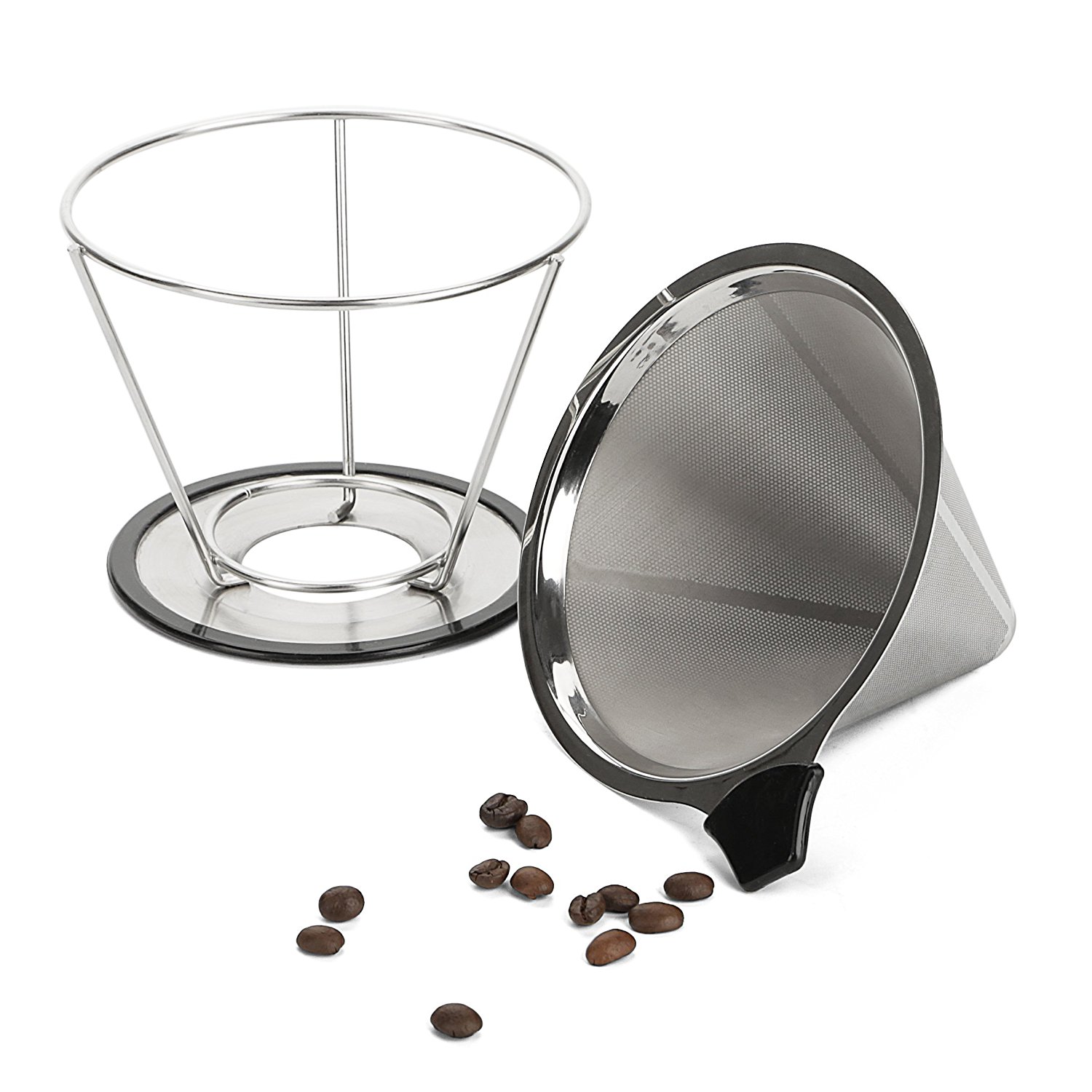 Coffee dripper.Best Pour over coffee makerer Stainless steel 18/8(304