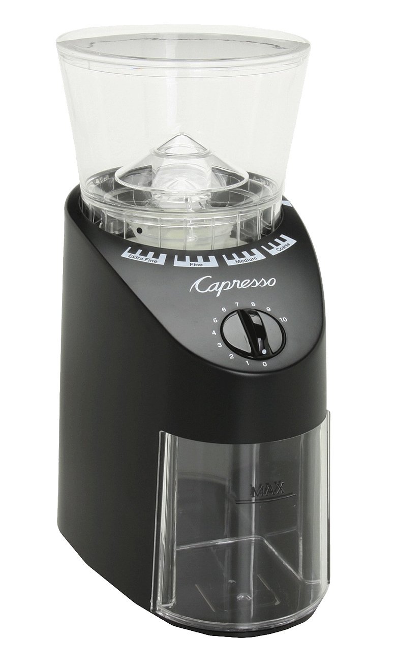 Capresso Jura Infinity 560.01 Conical Burr Coffee Grinder Black