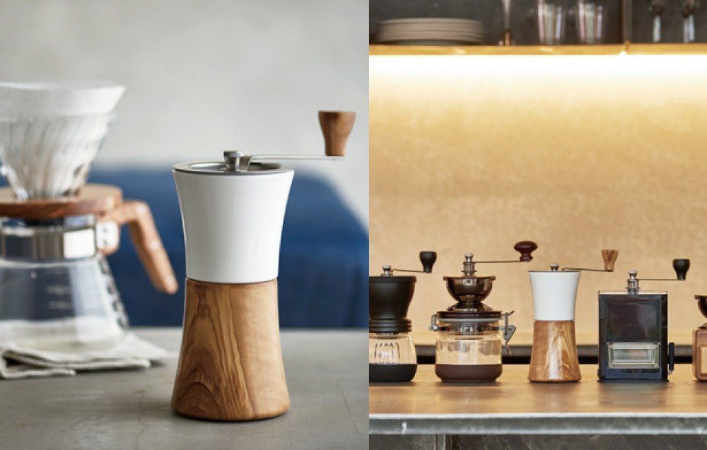 Hario Ceramic/Olive Wood Coffee Grinder N3 free image download