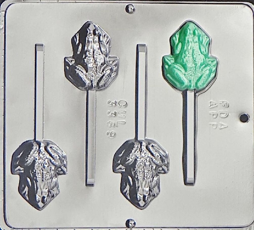 Frog Lollipop Chocolate Candy Mold 3369 free image download