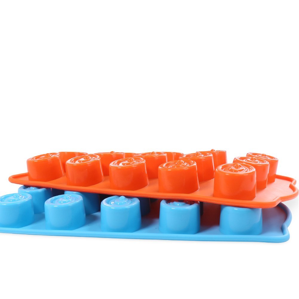 Candy Making Molds, 2PCS YYP [15 Cavity Water Drop Shape Mold] Silicone
