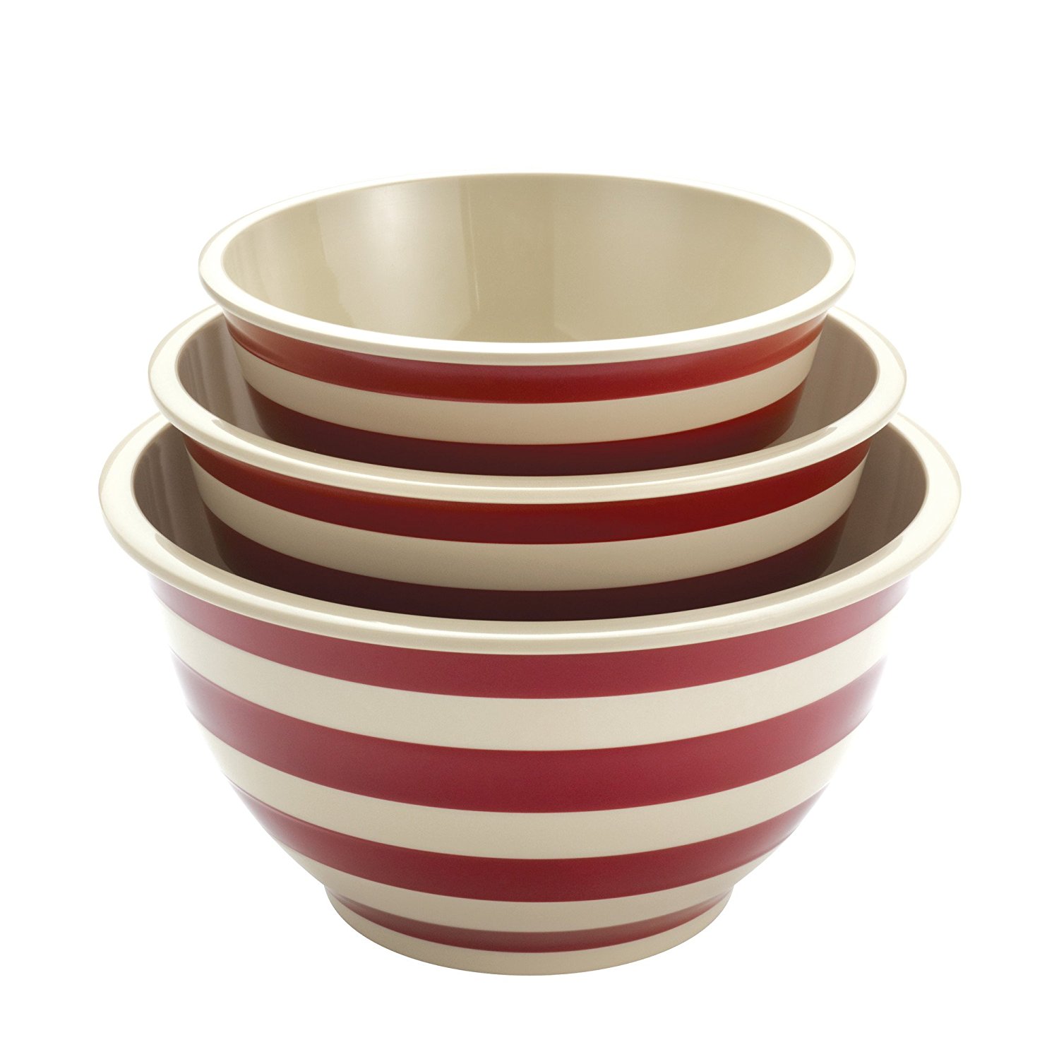 Paula Deen Pantryware 3Piece Mixing Bowl Set, Striped Red N5 free image download