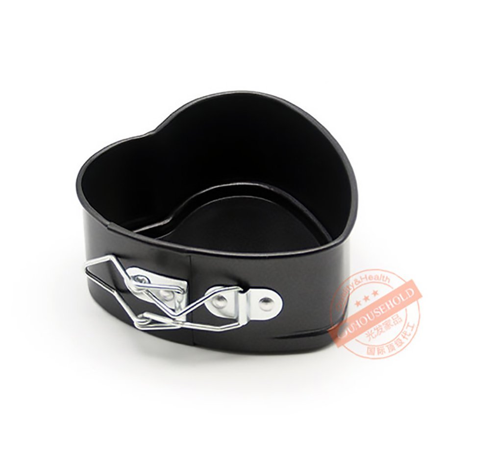 Ankai Leakproof Springform Pan,Nonstick Bakeware Heart Shape Cake pan,4