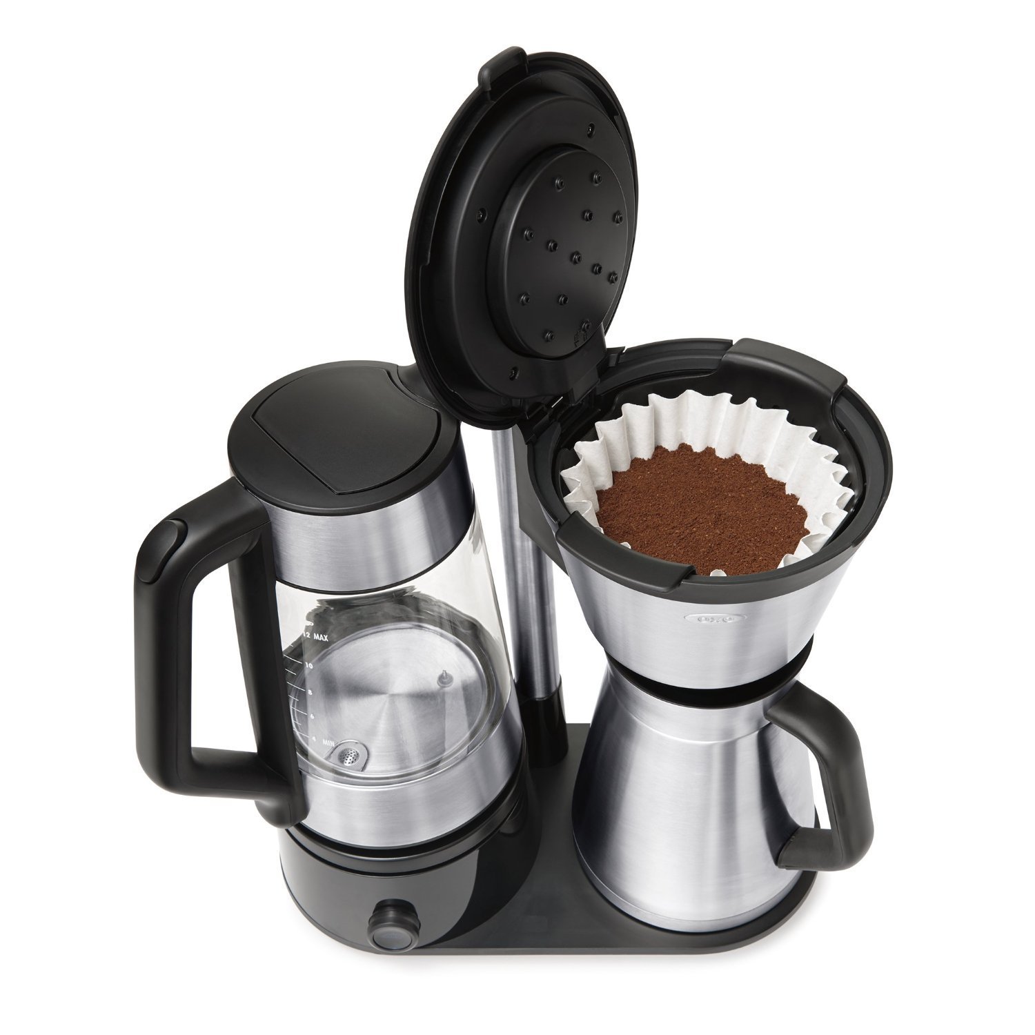 OXO On 12 Cup Coffee Maker & Brewing System (with 4oz Silver Canyon