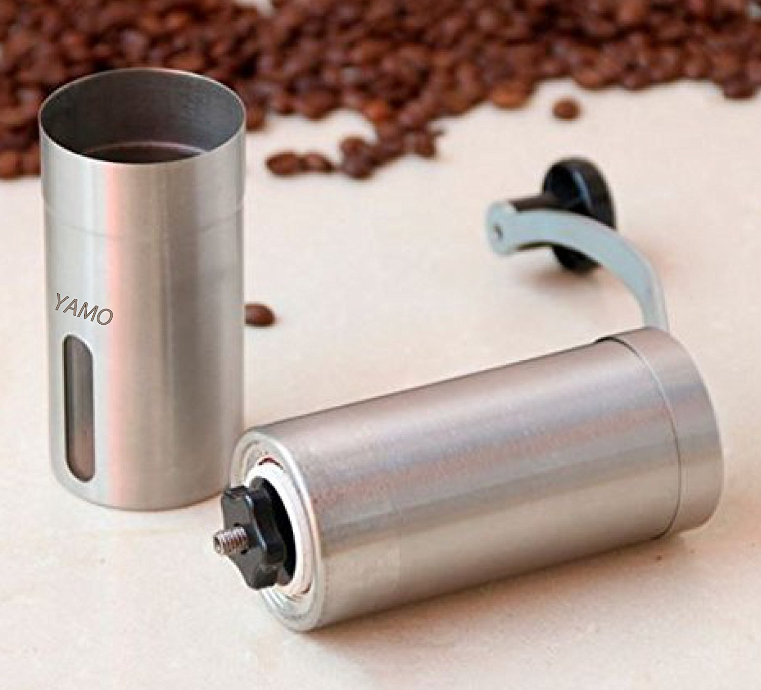 YAMO Manual Coffee Grinder Conical Burr Mill for Precision Brewing