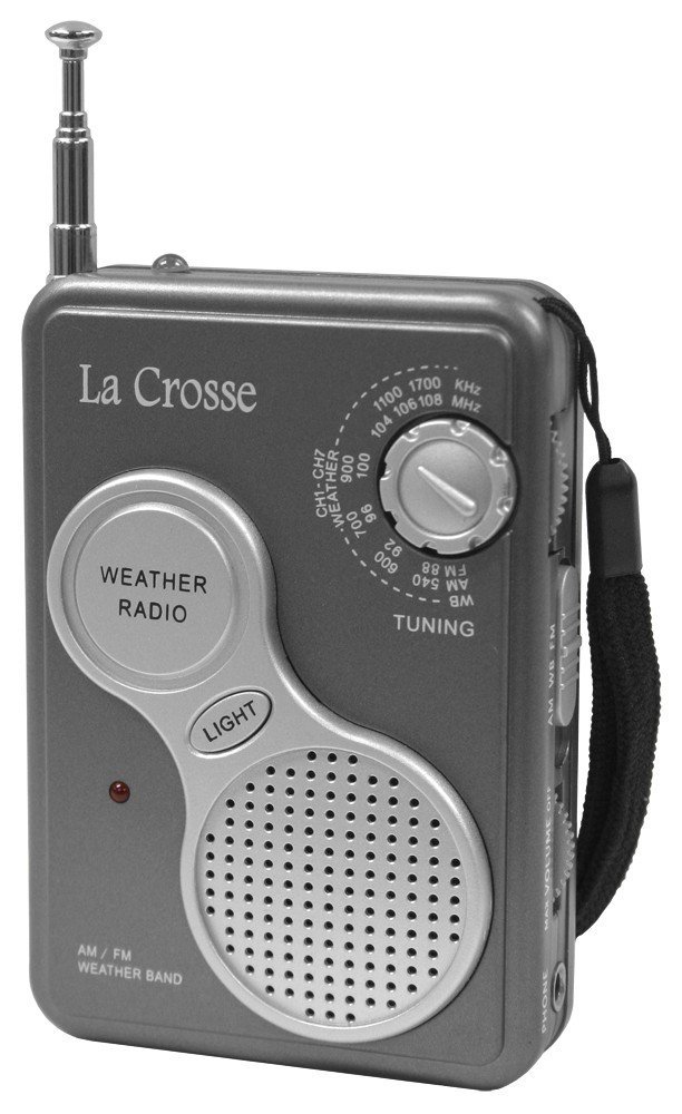 La Crosse Technology 809905 AM/FM Handheld Weather Radio with NOAA