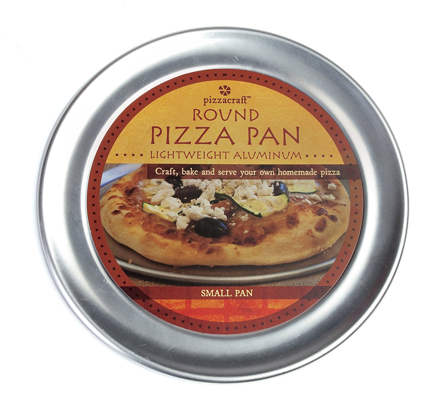 Pizzacraft PC0400 8" Round Aluminum Pizza Pan, Personal Size N12 free