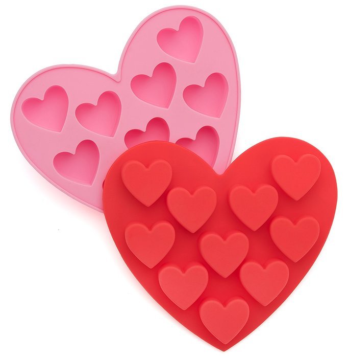 Silicone Heart Molds From Acedining Use As an Ice Cube Tray Make