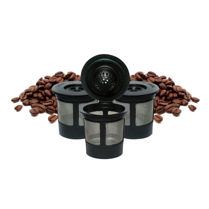 6 Solo Reusable Coffee Pod Filters Compatible with Keurig K cup Coffee
