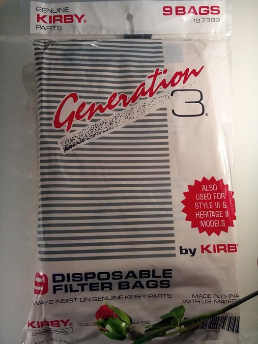 Kirby Vacuum Cleaner Disposable Cloth Paper Bags Genuine Kirby