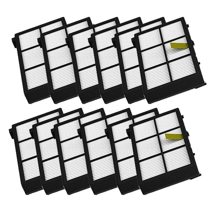 MZY LLC 12 Pack Hepa Filter Filters Replacement For irobot Roomba 800