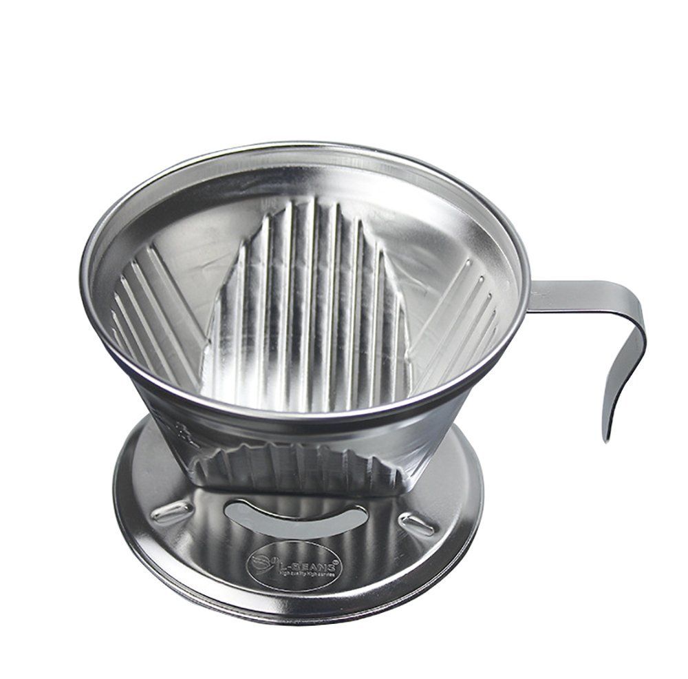 Kteam Stainless Steel Coffee Filter Cone,Coffee Dripper Filter Pour