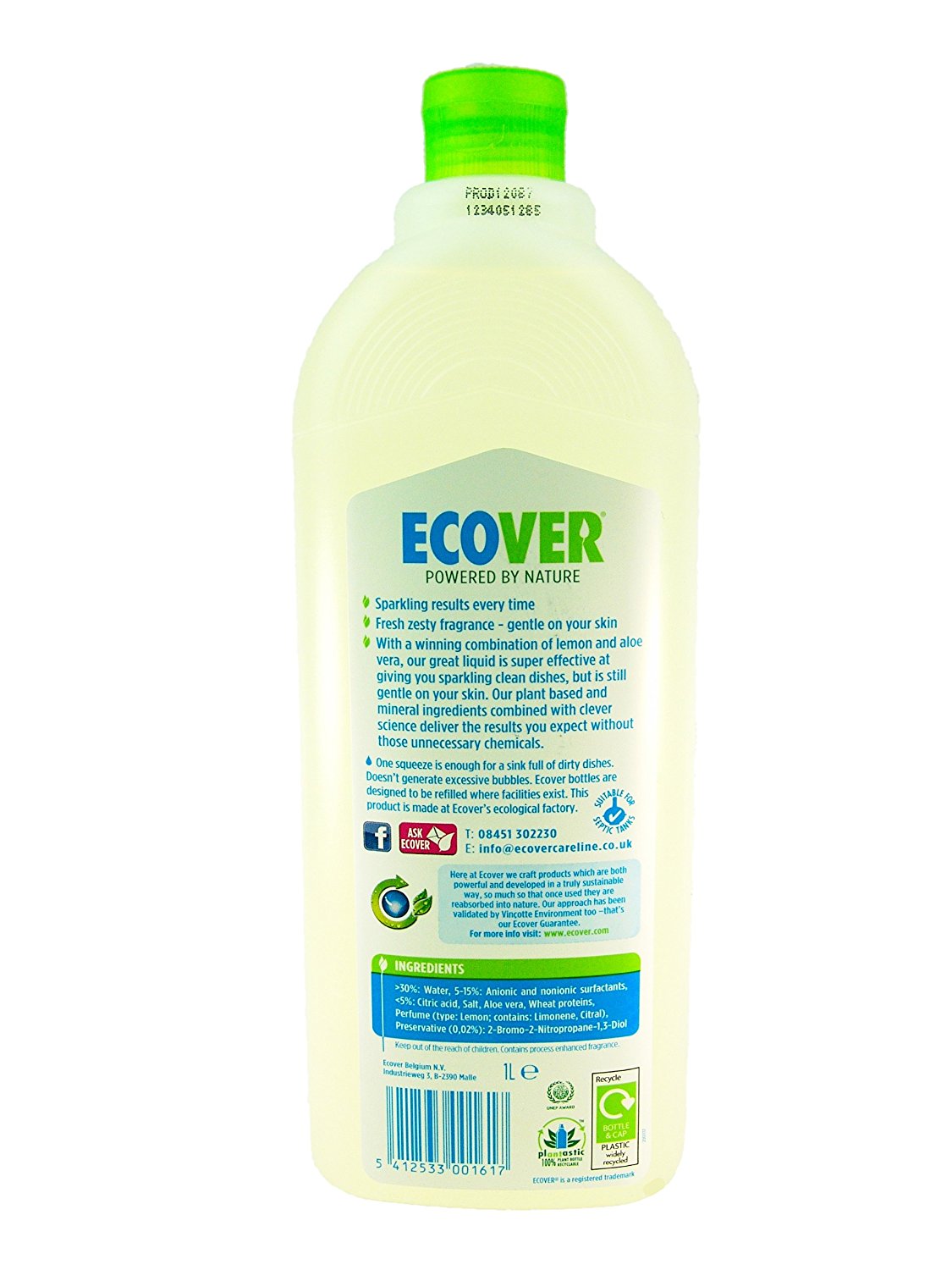 Ecover Washing Up Liquid Lemon & Aloe Vera (1L) N5 free image download